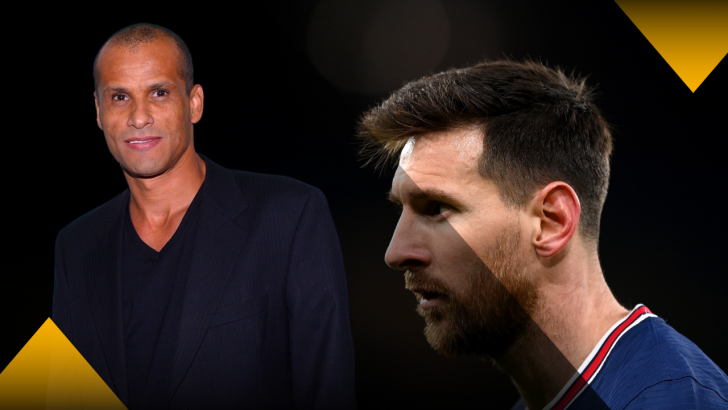 Betfair ambassador Rivaldo and Lionel Messi